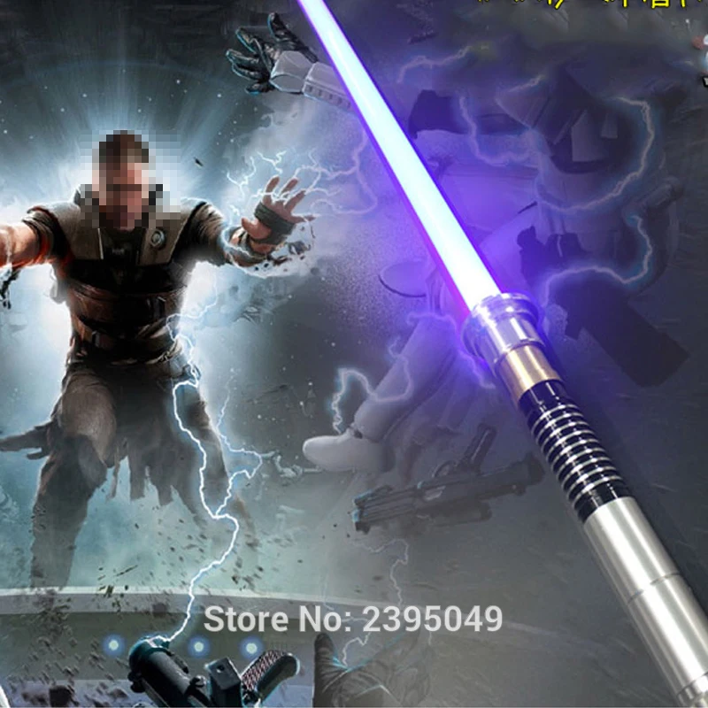 SNPIXEL Lightsaber Rgb Laser Sword Lengthened Sound Luke Star Black Series Skywalker Blue Vader Sword 110cm Length Sword Toy