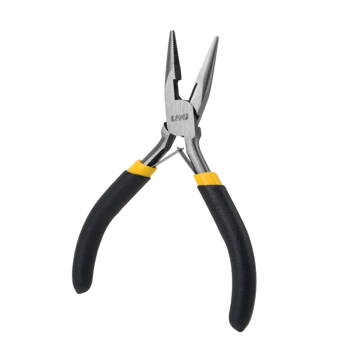 

125mm Mini Long Nose Pliers Multifunctional Electrician Needle Nose Pliers with Teeth Small Clamping Pliers