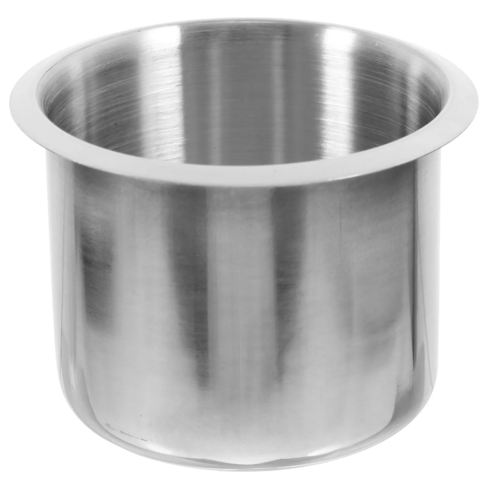 

Cup Holder Insert Stainless Steel Universal Fit for Car Sofa Table Rv Compact Design Holds Multiple Cup Sizes No Tools Required