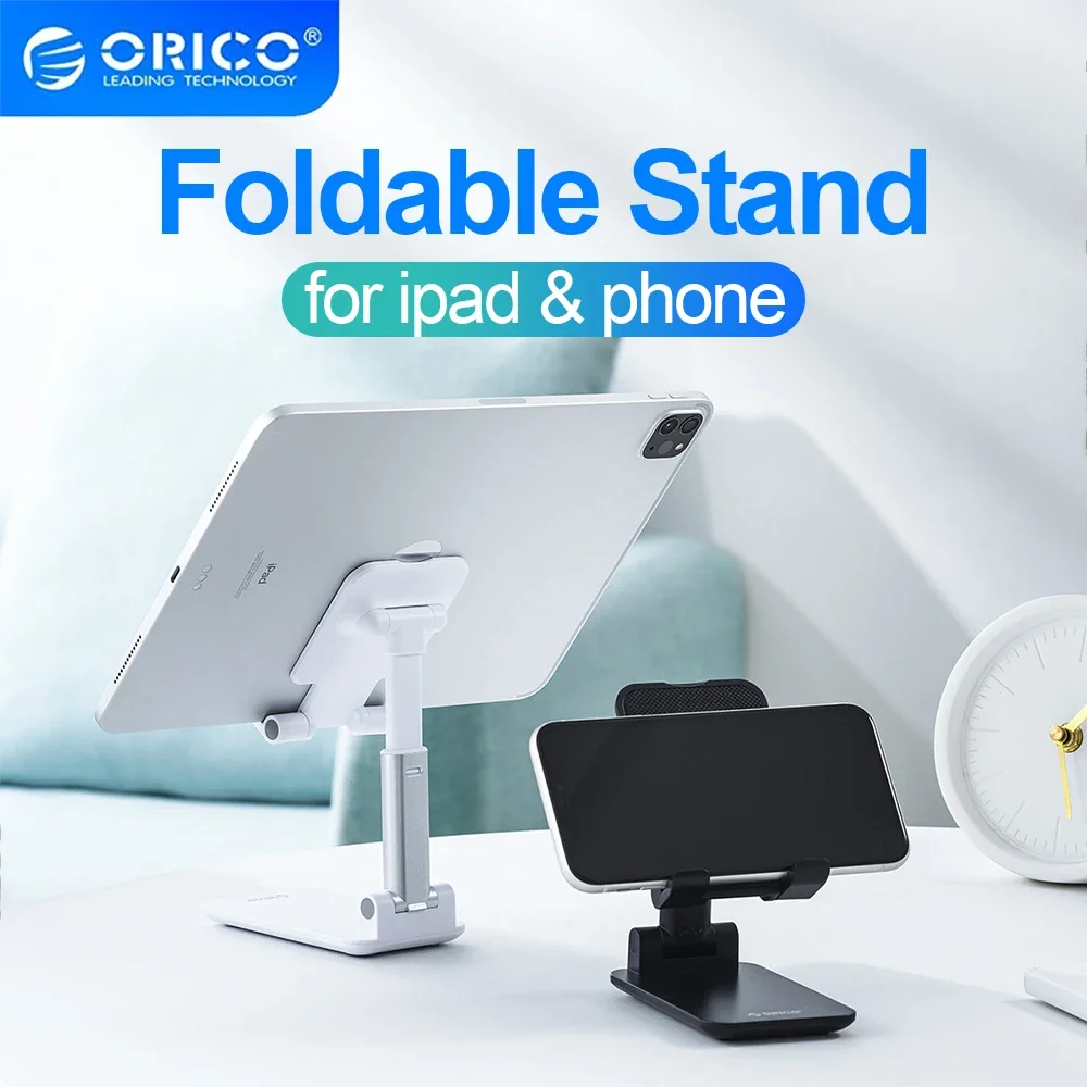 ORICO Desktop Phone Holder Stand For iPhone14 13 12 Xiaomi Samsung Huawei Portable Phone Tablet Holde Foldable Extend Support