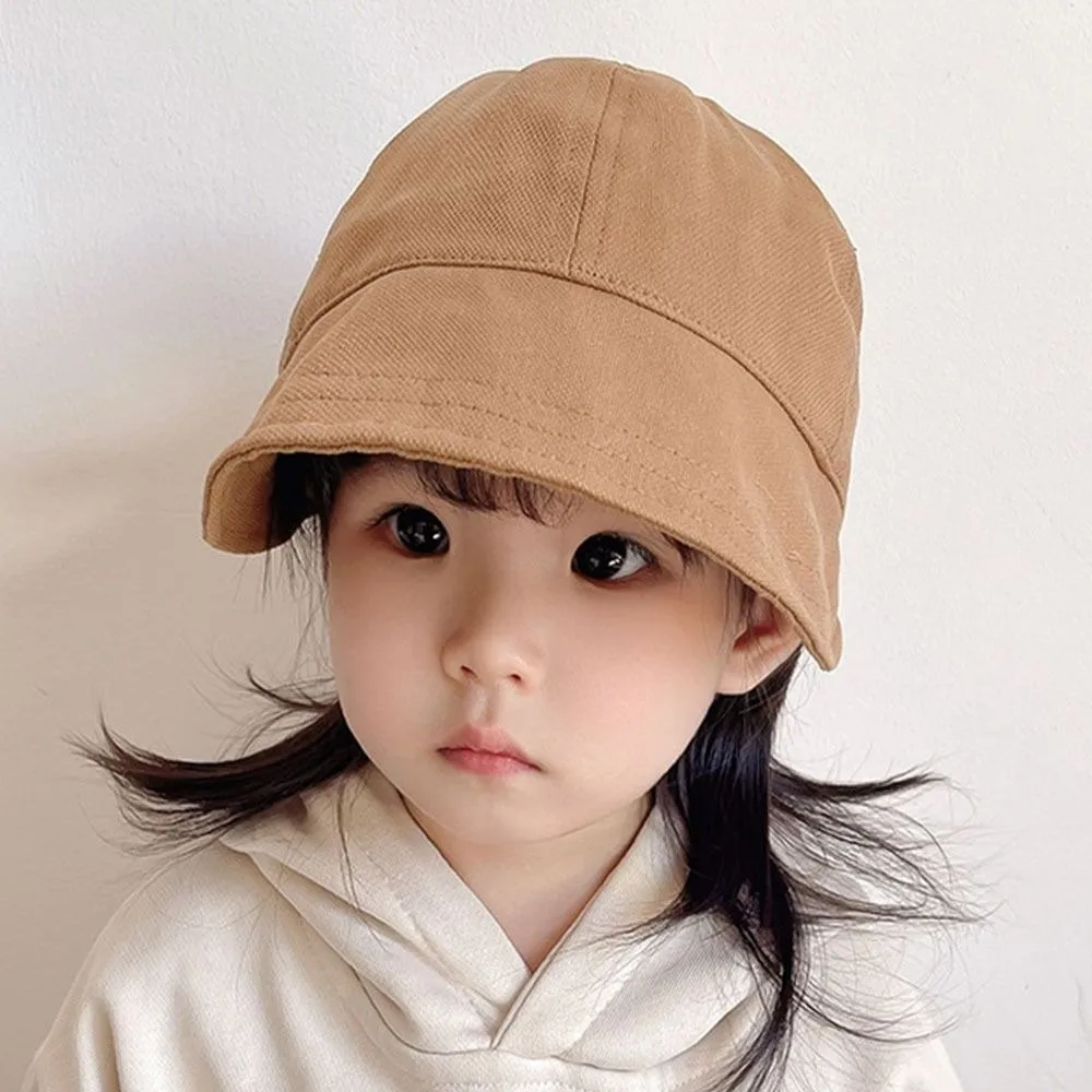 

Fisherman's Hat Bucket Hat 2-7 Years Old Streetwear Baby Sun Protection Hat Sunscreen Korean Style Children Fishman Hat Boys