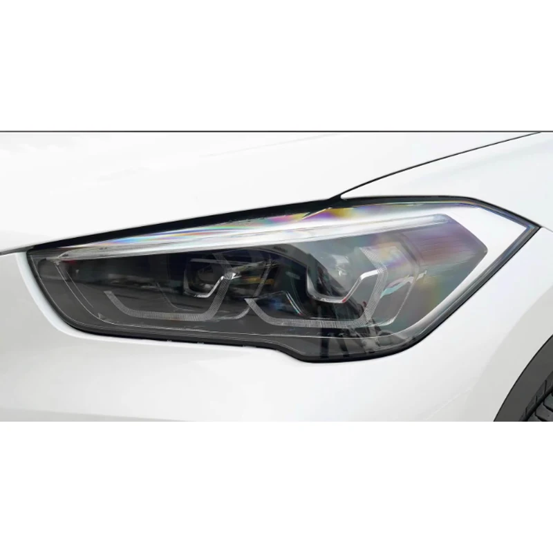 For BMW X1 F48 F49 2020-2022 Car DRL Light Guide Plate Light Guide Tube Headlight Daytime Running Light Guide Angel Eye