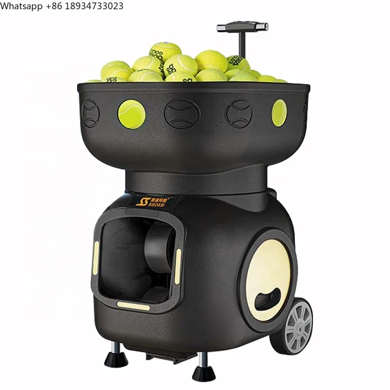 

Siboasi 2024 New Launched Automatic Tennis Training Shooting Ball Machine App and Remote Control With Telescopic Rod