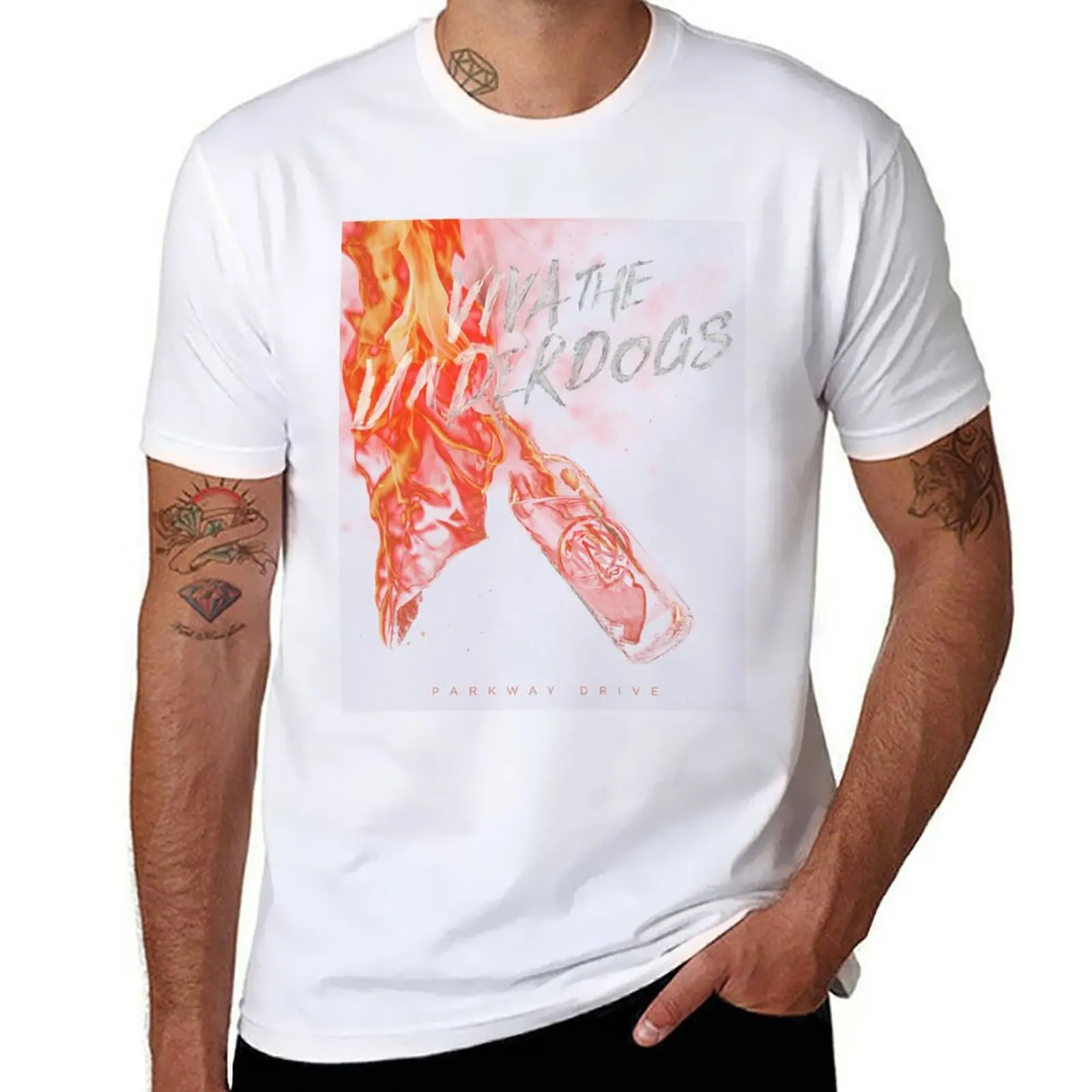 

parkway drive band fan art T-Shirt t shirt man casual man t shirt cotton high quality T-Shirt