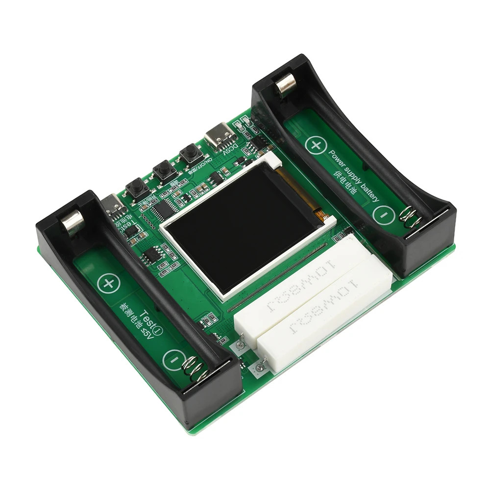 Battery Internal Resistance Tester for 18650 Lithium Battery Capacity Voltage Current Power Measurement with 1A Charging Discharge