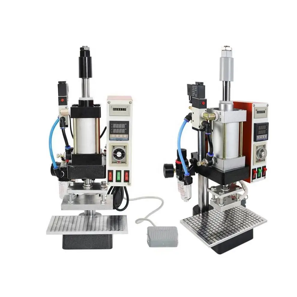 Compact Desktop Hot Stamping Solution Belt Embossing for Leather Cloth Decoration Application