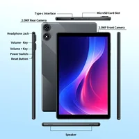 10.1 Inch Android Tablet 8GB(3GB+5GB) RAM 32GB ROM, Penta Core Processor, Dual Camera, 2.4G and 5G Dual-Band WiFi 6, GMS Certified Tablet For Work, Study, Entertainment, 2026 Android 15 Tablet 2