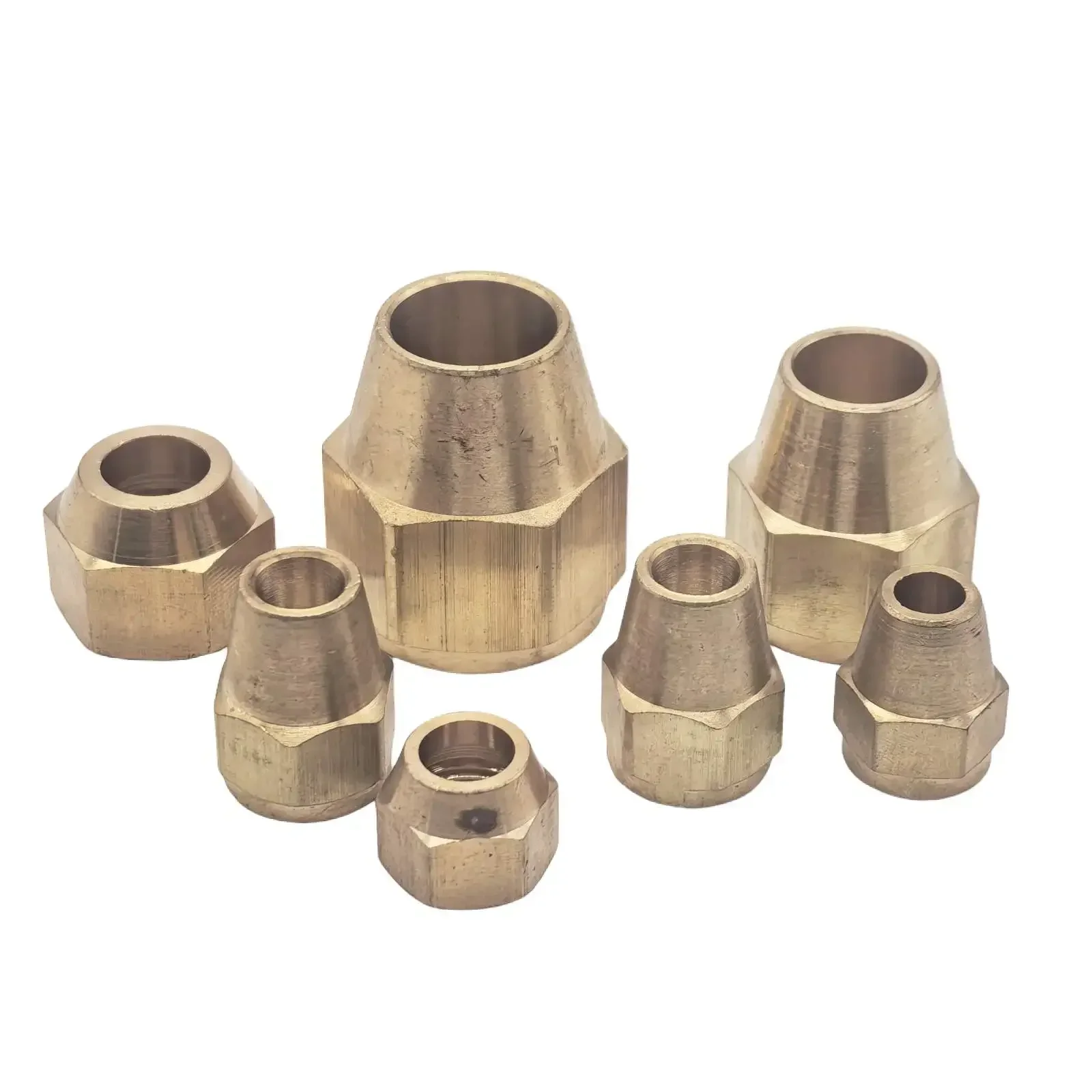 Brass Flare Nut Fit Tube O/D 6/8/10/12mm 3/16