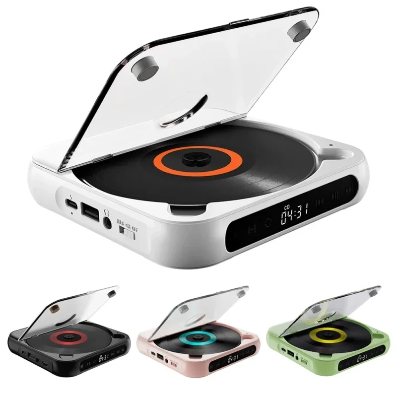 Portable Kecag KC-918 Classic BT CD Player Rechargeable Touch Screen Headphone Mini Music Walkman