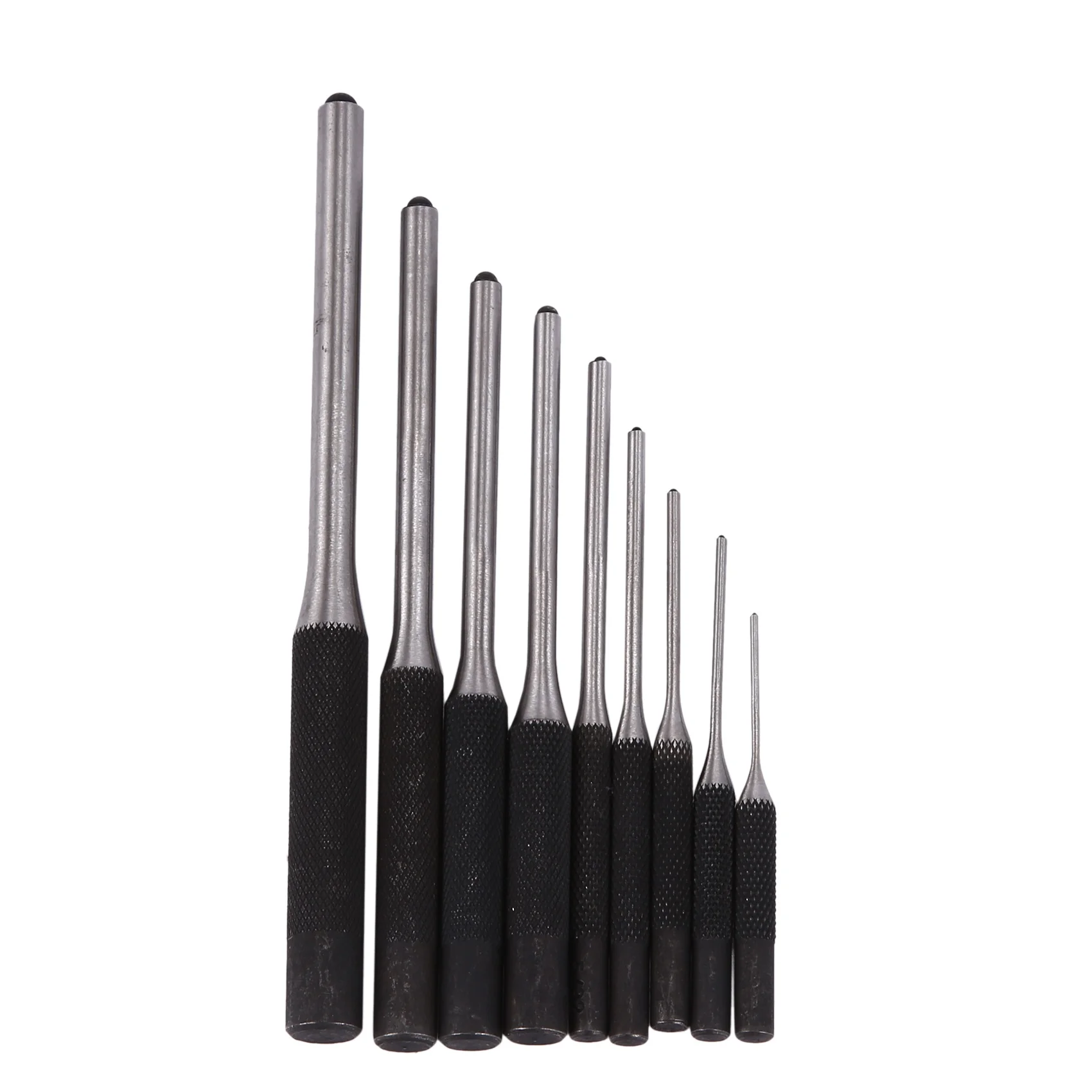 9-Piece Set-Up Punch Round Punch Pieces Roll Pin Punch Set Tool Bolt Catch Roll Pin Punch Tool