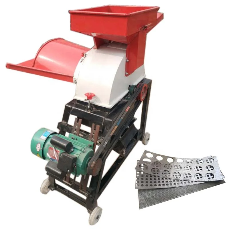 Maize Grinding Hammer Mill hay Chaff Cutter Machine for Animal Feed Straw Grass Grinder Machine