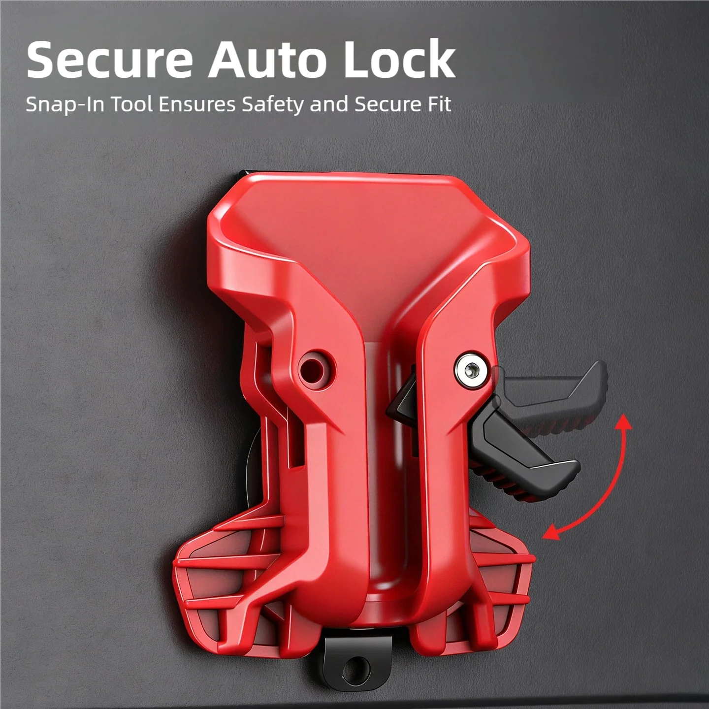 TINSOL Self-locking Cordless Drill Belt Clip with Quick Release, High-hardness Portable Tool Holder for Cordless Drills
