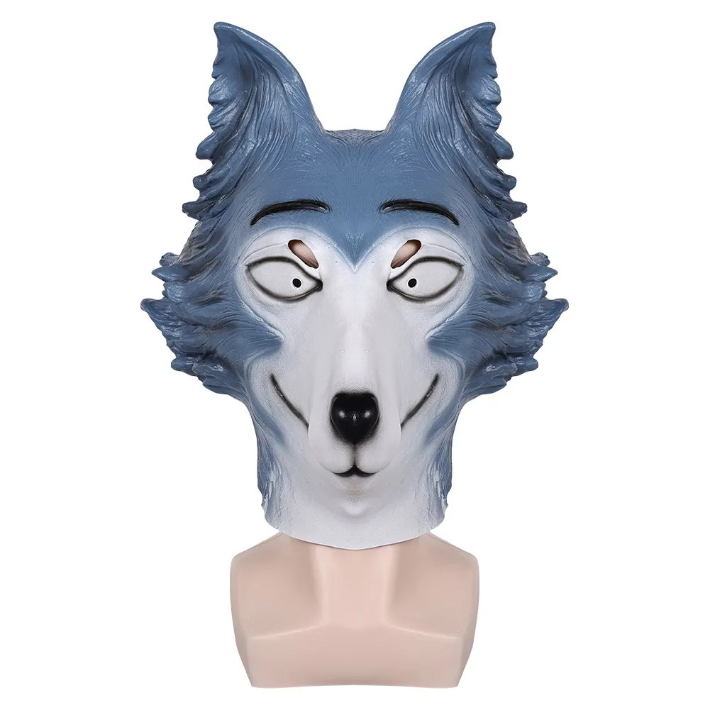 Latex Mask Legosi Cosplay Masks BEASTARS Helmet Halloween Masquerade Party Costume Props Headwear Gifts for Adult