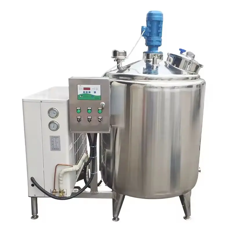 Stainless Steel Pasteurized Yogurt Fermentation Tank Milk Pasteurizer And Cooling Tank