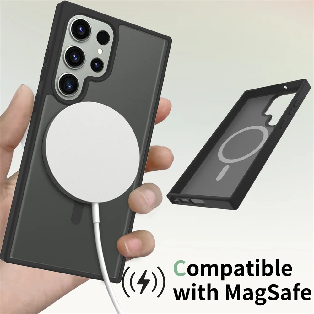 For Samsung Galaxy S25 Ultra Case PC + TPU Back Cover Galaxy S25 S24 Plus Phone Case For Samsung S24 FE 5G S25 Edge Luxury Cover - náhled 6