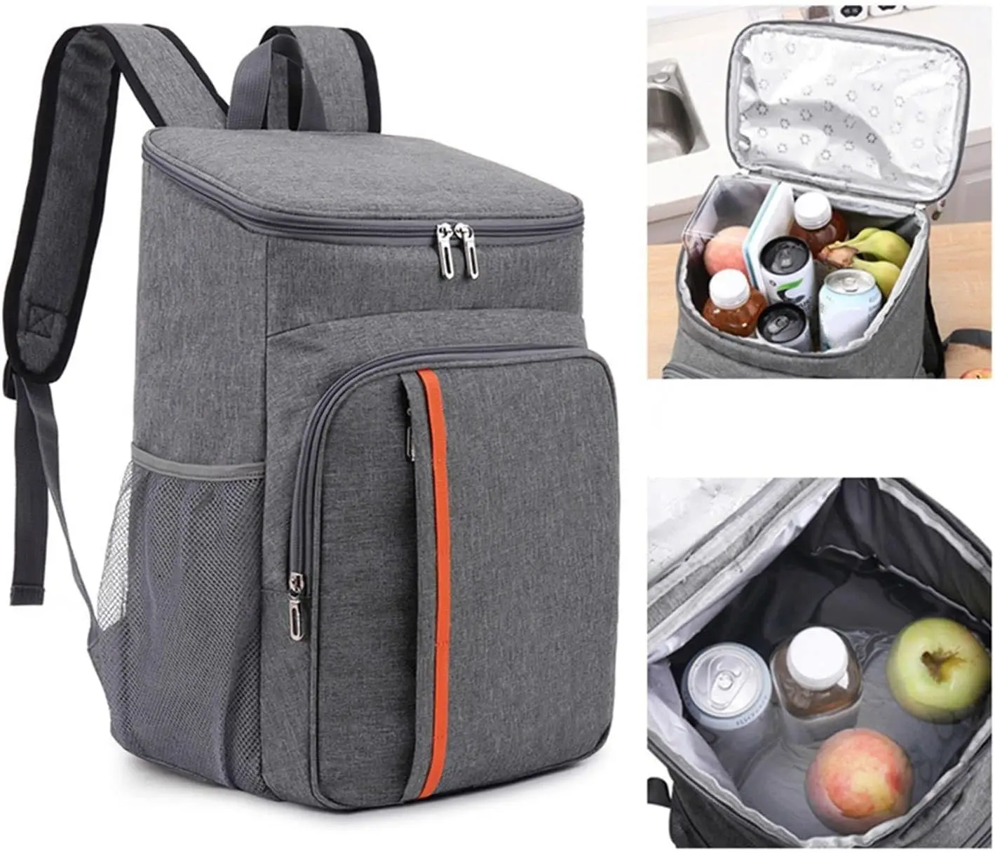 Zaino più fresco borsa da pranzo portatile impermeabile a tenuta stagna borsa a tracolla grande zaino termico da campeggio per Picnic all\'aperto