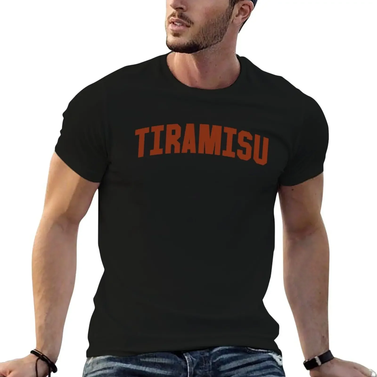 Tiramisu T-Shirt man t shirt shirts graphic oversized t shirts for men