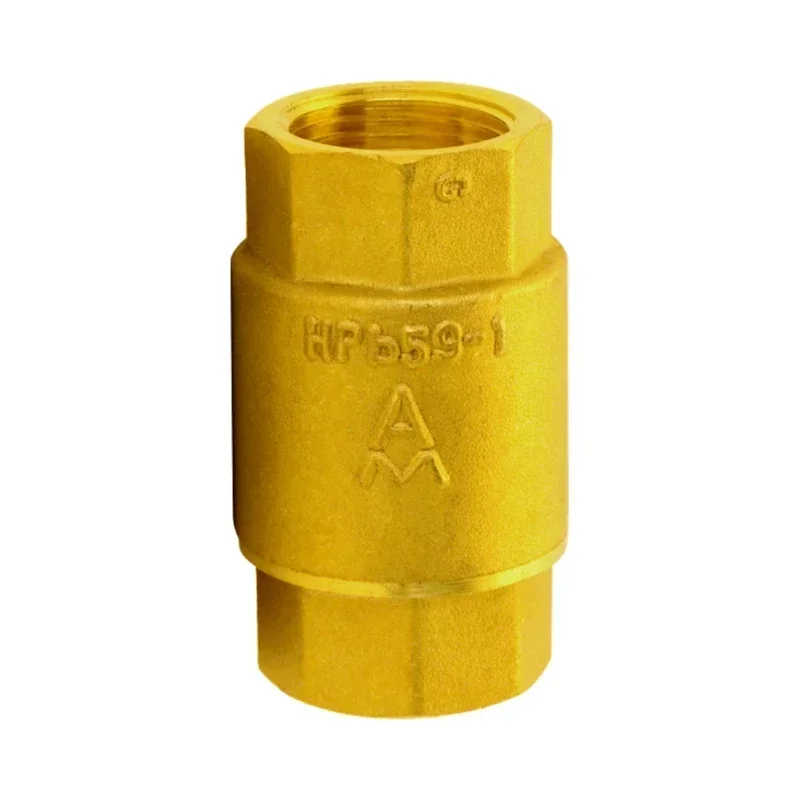 

DN15/20/25/32/40/50 Brass Vertical Check Valve Thickened Thread Unidirectional Cold and Hot Anti Reflux Valve Horizontal Baffle