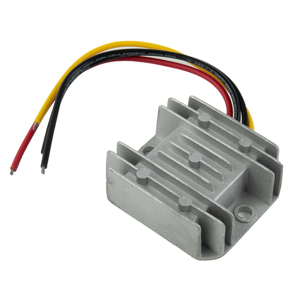 IP68 Waterproof Power Converter Regulator 12V 24V to 6V DC DC Step Down 60W 10A Overcurrent Protection CE/FCC Certified