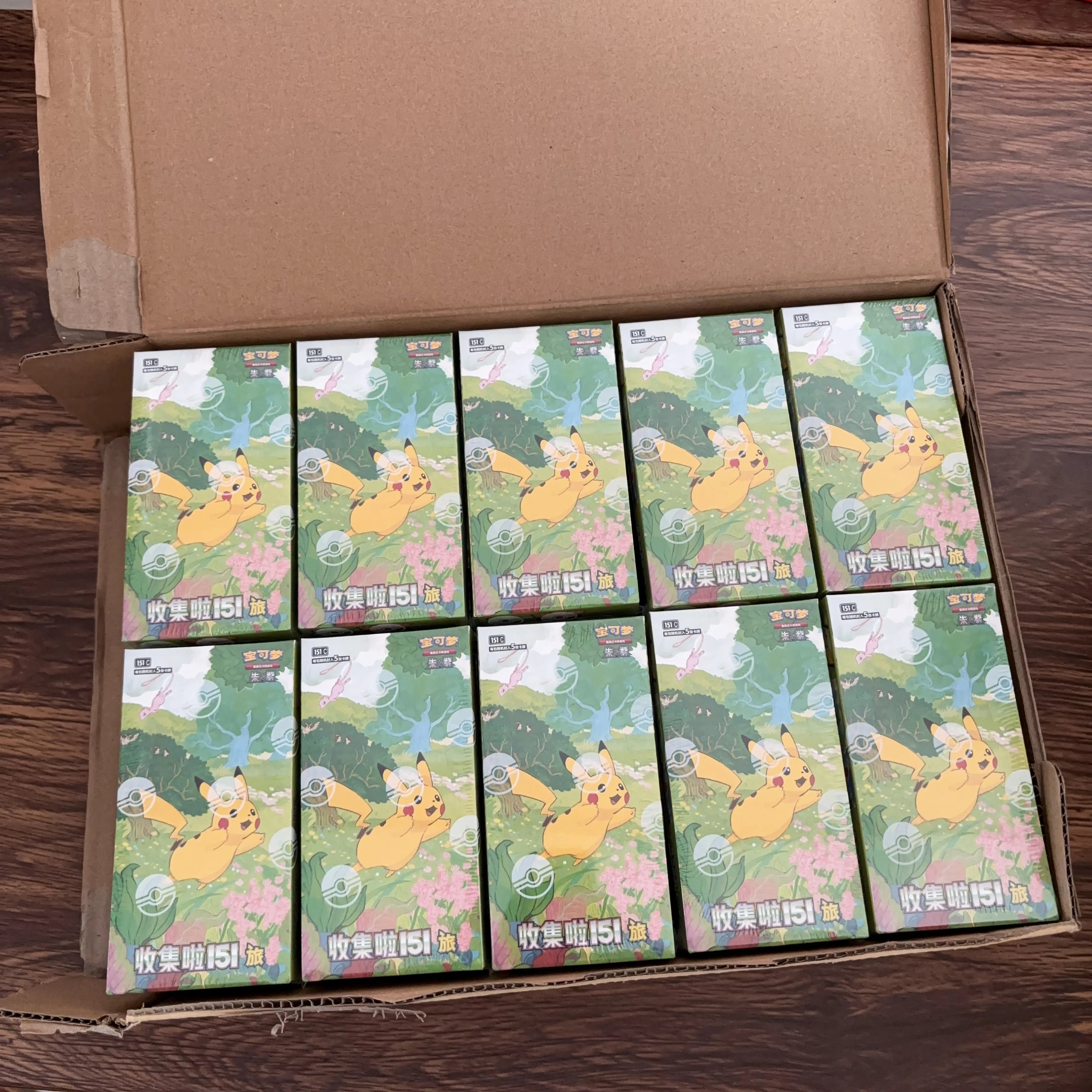Pokémon Kaarten PTCG Vereenvoudigde Chinese Zhu Zi Verzamelset 151 Dunne/Dikke Verandering Serie Ponyta Gengar Spelverzamelkaarten Speelgoed Blind Box