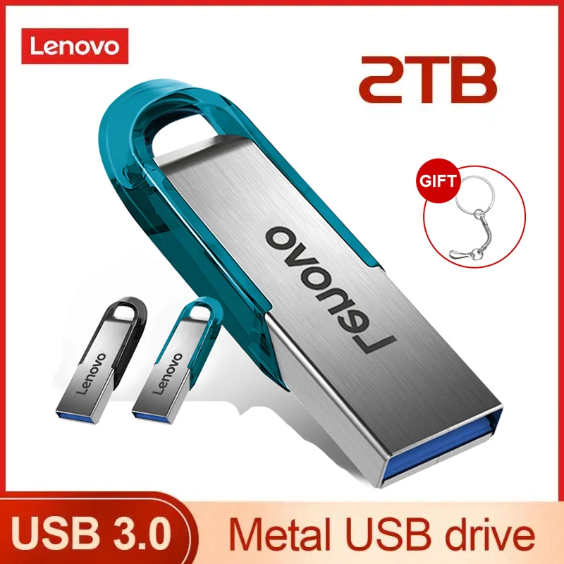 

Lenovo Usb Flash Drive 2TB 1TB 3.0 Waterproof High Speed Pen Drive USB Stick Portable 128GB SSD 512GB Metal Pendrive For Phone