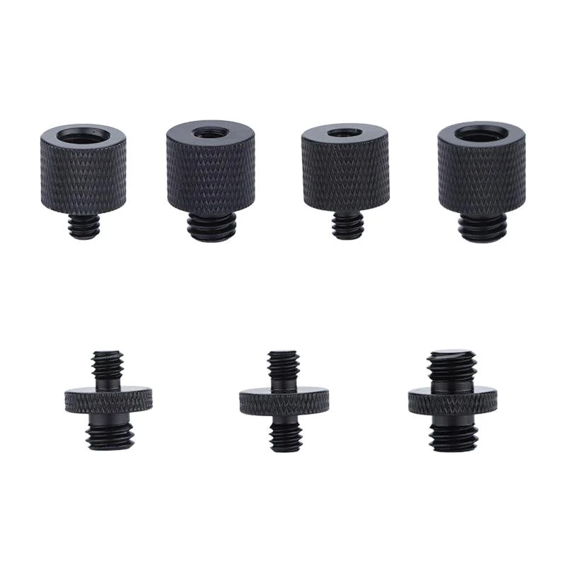 Portable Tripod Screw Camera Thread Screw Female Male Threaded Screws for Camera 3/8 Female to 1/4 Male 1/4 to 3/8