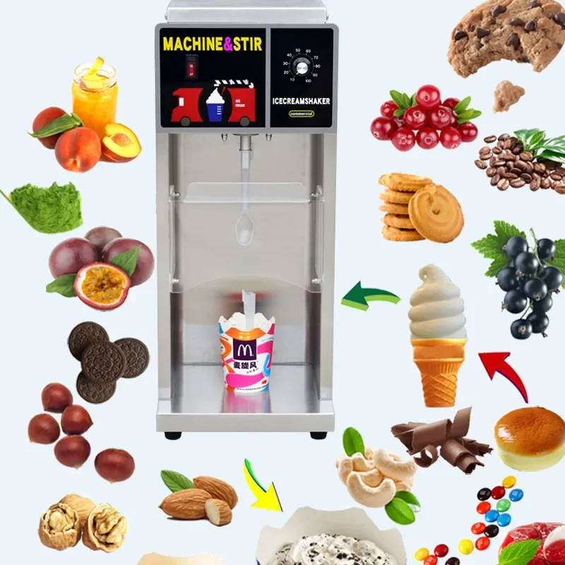 خلاط آيس كريم ناعم ، خلاط حلوى مجمد ، ماكينة مكفلودج ، أوريو سيكلون ، متجر آيس كريم تجاري ، معدات مطاعم ،