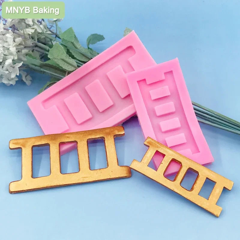 

Kinds Size 2Piece/Set Ladder Silicone Soft Mold Chocolate Fondant Stair Decorating Tool Cake Shaped Resin Art DIY Gift Form