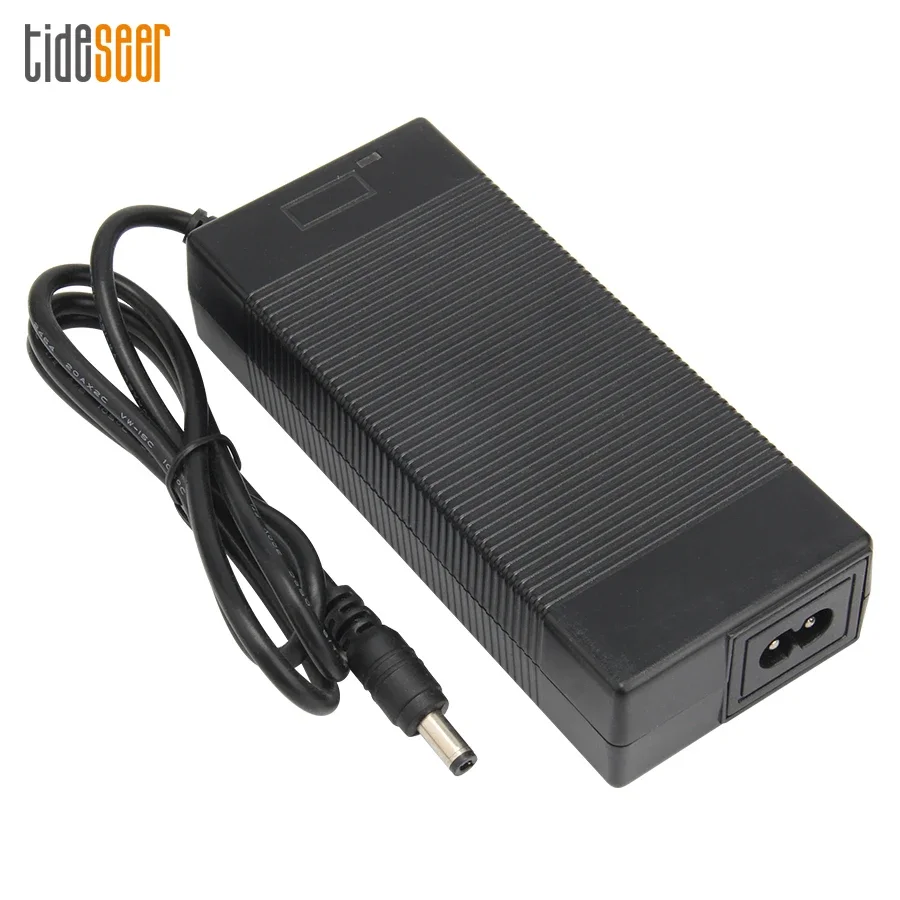 100pcs 42V 2A 36V 10S Lithium-ion Battery Pack Charger Power Supply Batterites AC 100-240V Converter Adapter EU/US/AU/UK DC Plug