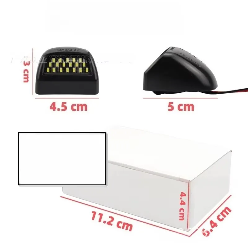 

Popu для 2 шт. светодиодные фонари номерного знака, лампа-бирка Chevrolet Silverado Scalade 150025003500 GMCE