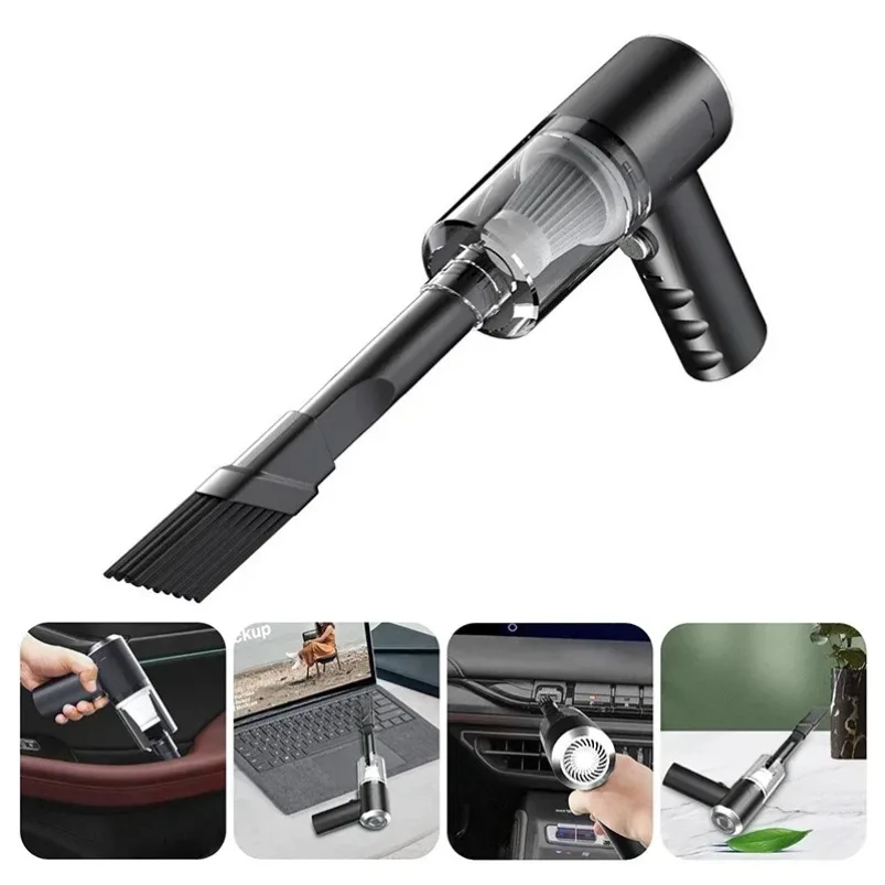 

12000Pa Motorcycle Powerful Vacuum Cleaner Mini Car Interior Hygiene Cleaning for All Auto Bedroom Sofa Blind Corner Cleaning