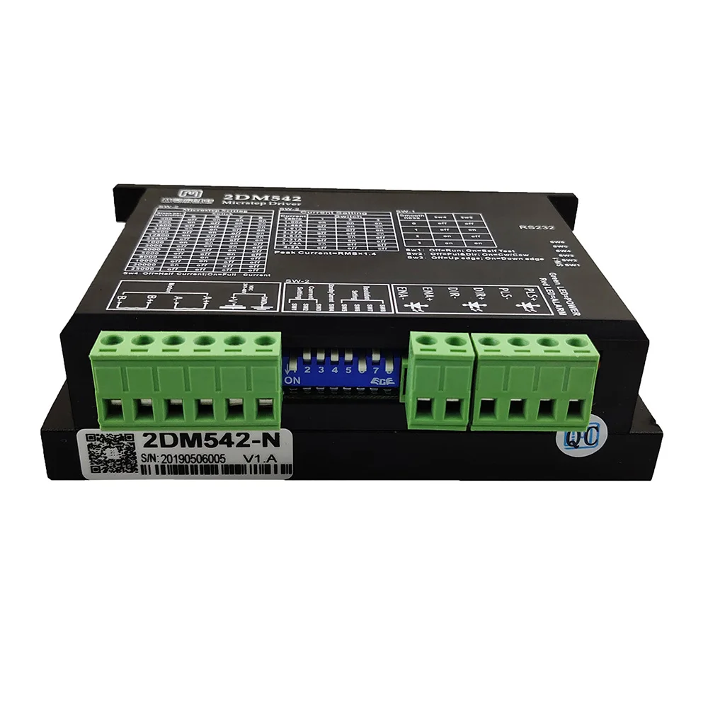Jmc 2DM542-N Twee-Fase Stappenmotor Driver 42/57 Stappenmotor Controller DC24V-48V 17/23 Stappenmotor Driver Jmc Echt