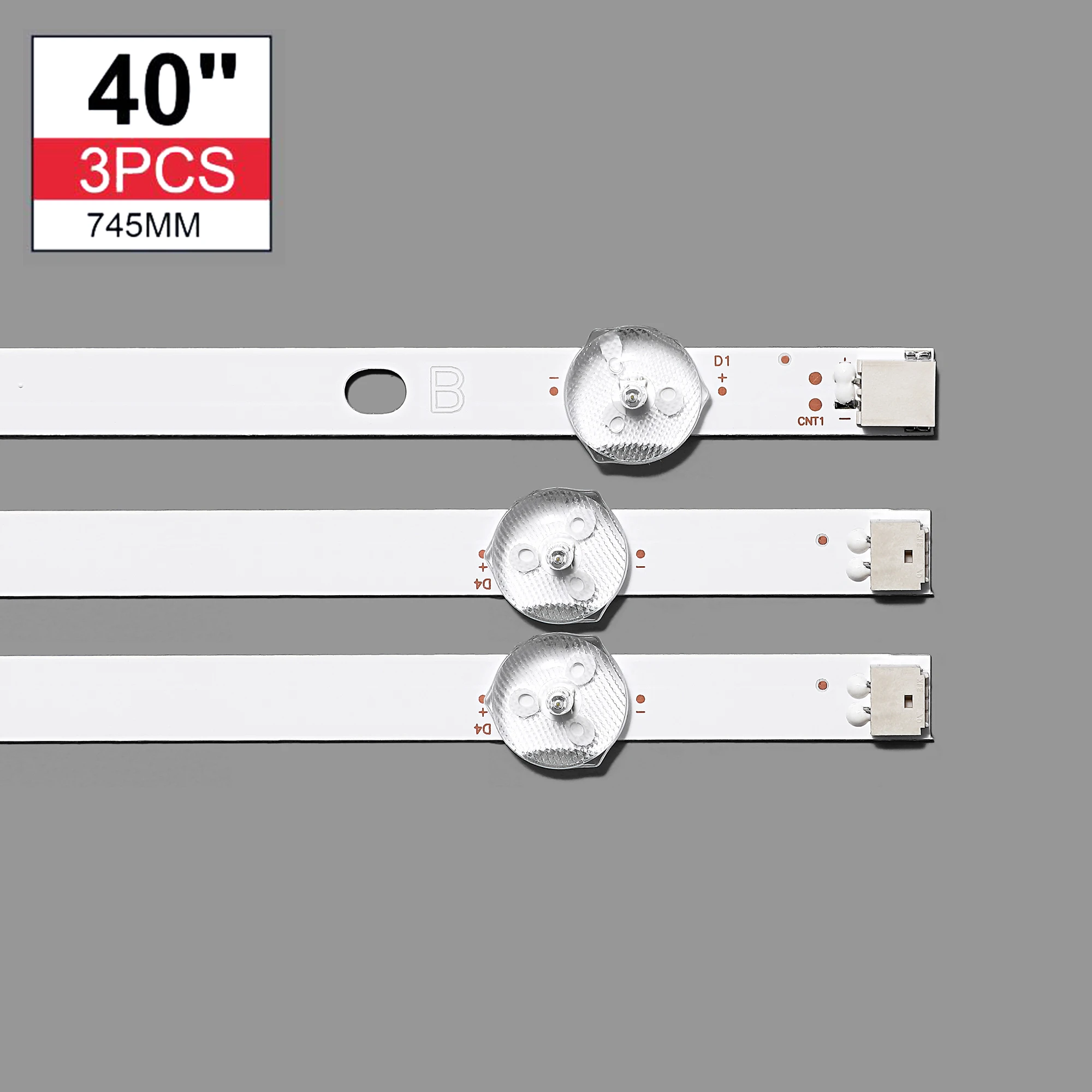 New Kit 3 PCS LED backlight strip for LIG Bush Vestel 40 inch LB40017 17DLB40VXR1 VES400UNDS-2D-N11 VES400UNDS-2D-N12