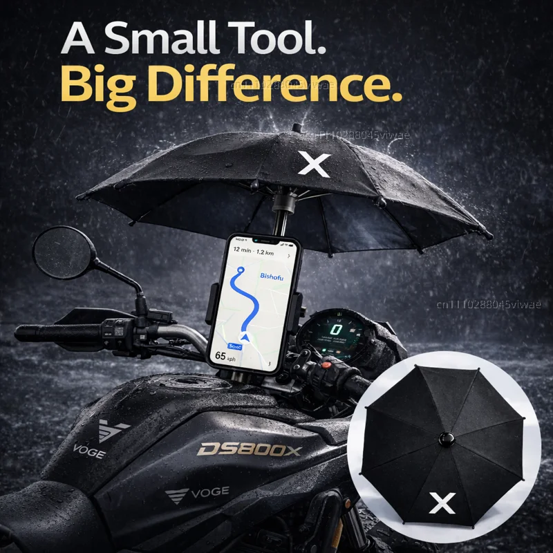 

Держатель для телефона/зонт для мотоцикла VOGE DS800X, водонепроницаемый, солнцезащитный, антибликовый, дождезащитный, крепление на руль для GPS