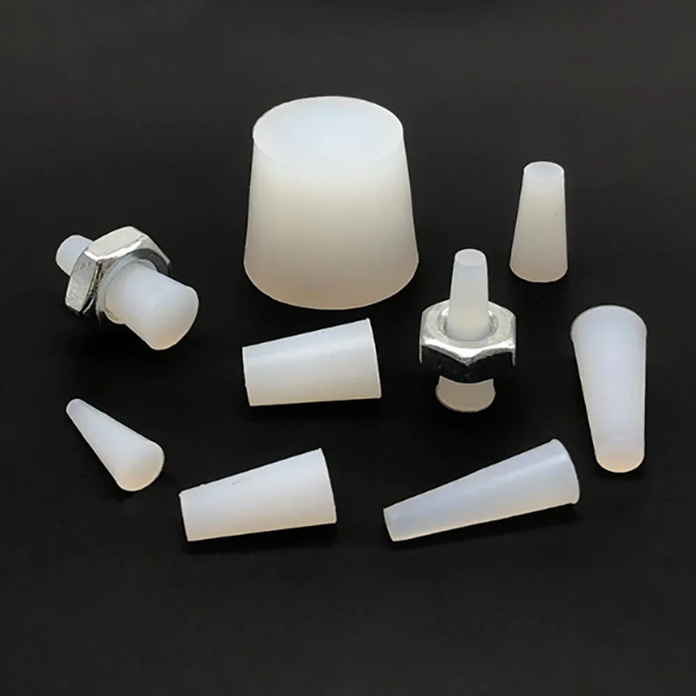 Cone Shaped Silicone Plug High Temperature Resistant Sealing Plug Pressure Resistant Silent Shielding Plug Blocking Hole