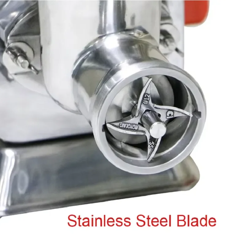 다기능 상업용 데스크탑 전기 고기 분쇄기 고출력 자동 분쇄 냉동 고기 야채 분쇄기