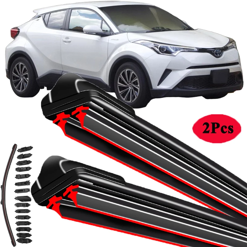 

For Toyota C-HR C HR CHR 2017-2023 Car Windshield Wiper Blade Front Windscreen Brushes Washer Window Cleaning Replacement Parts