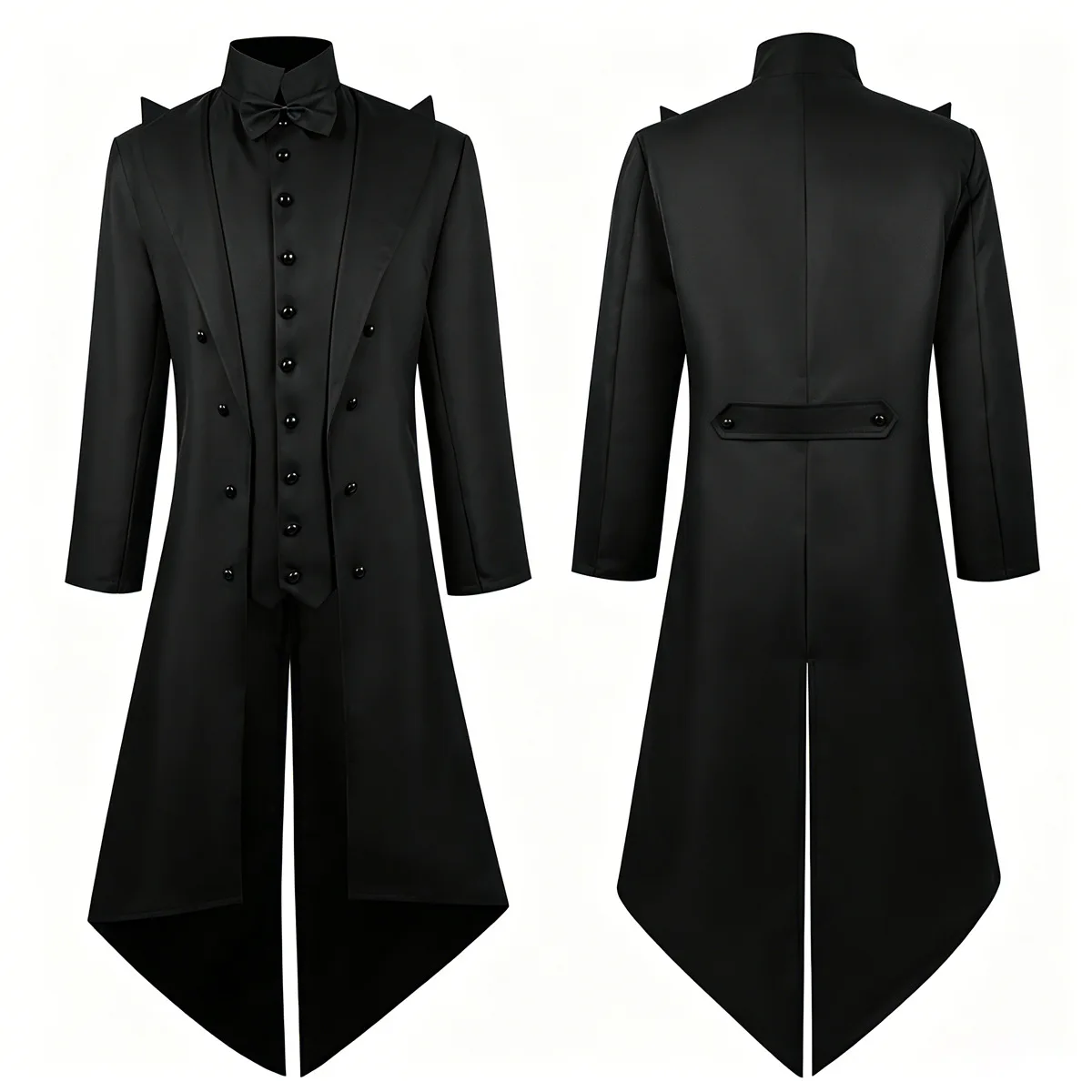 معطف رجالي طويل بتصميم قوطي عت - مراجعة Men'S Medieval Formal Wear وسعره