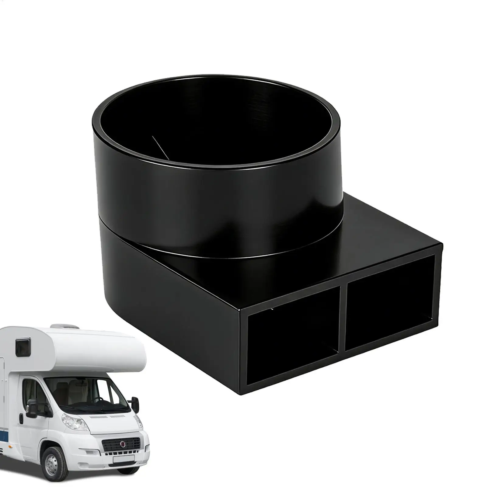 

Насадка-дефлектор для отвода теплого воздуха из печи, направляющая для изменения потока воздуха в автодомах, кемперах, прицепах и автодомах на колесах