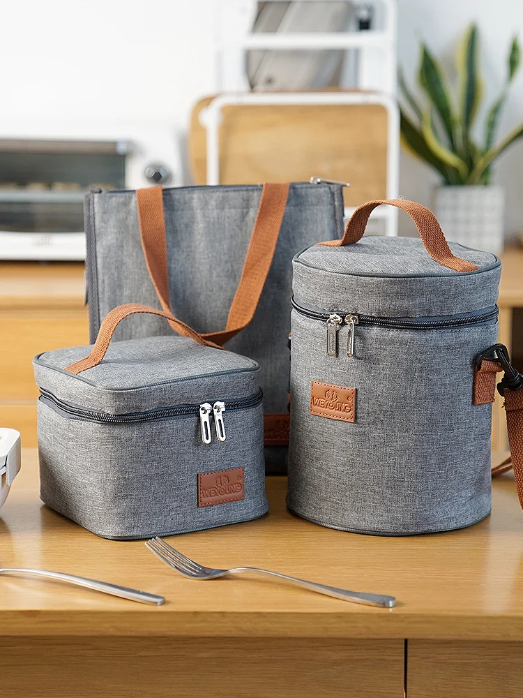 Camping Picnic Bag Mini Ice Pack Storage Lunch Bag Student Portable Barbecue Food Storage Bag Thermal Picnic Basket Ice Box