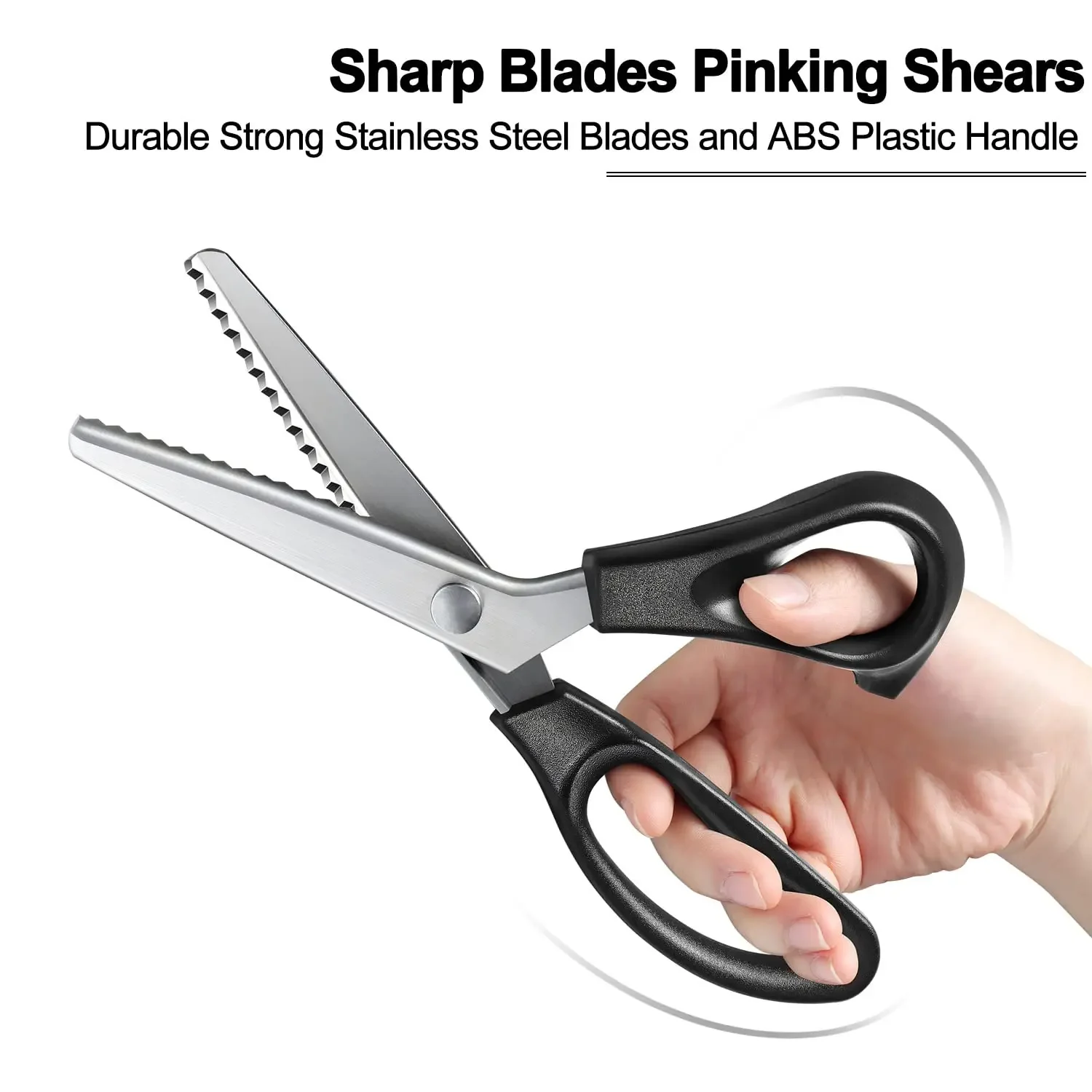 Triangle Teeth Scissors Stainless Steel Pinking Lace Cloth Crafts Dressmaking Zig Zag Cut Tailor\'s Scissors Sewing Shears