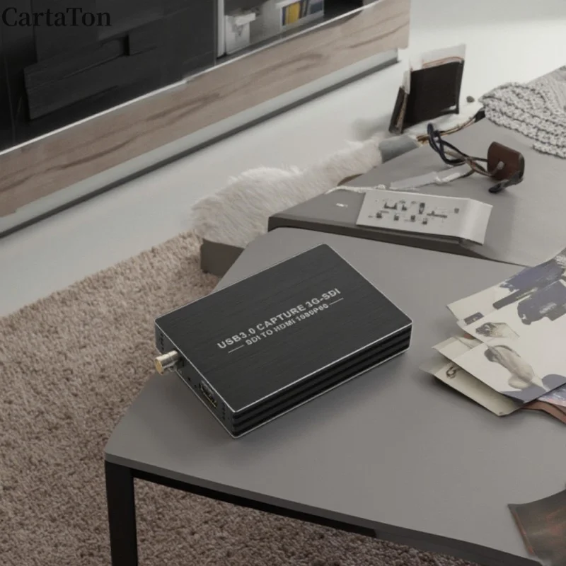 Karta przechwytująca audio-wideo 3G-SDI na HDMI USB3.0 HD 1080P Puszka przechwytywania wideo bez sterowników
