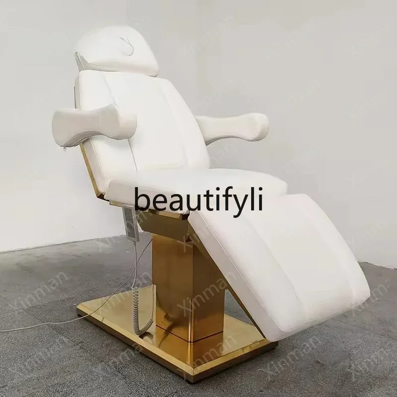 

zz1Leather beautician electric beauty stainless steel massage facial bed