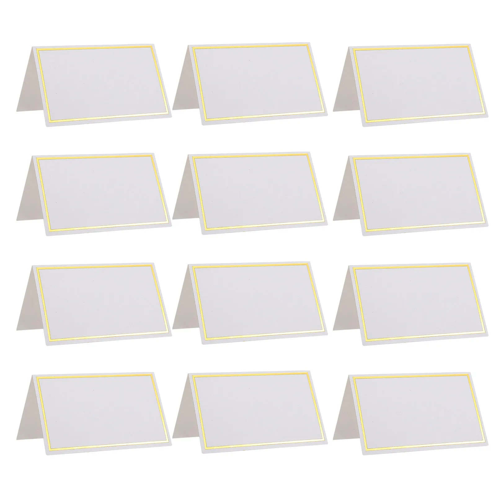 150Pcs Wedding Name Place Card For Events Christmas Foldable Table Cards Sturdy Paper Seating Chart Dinner Parties