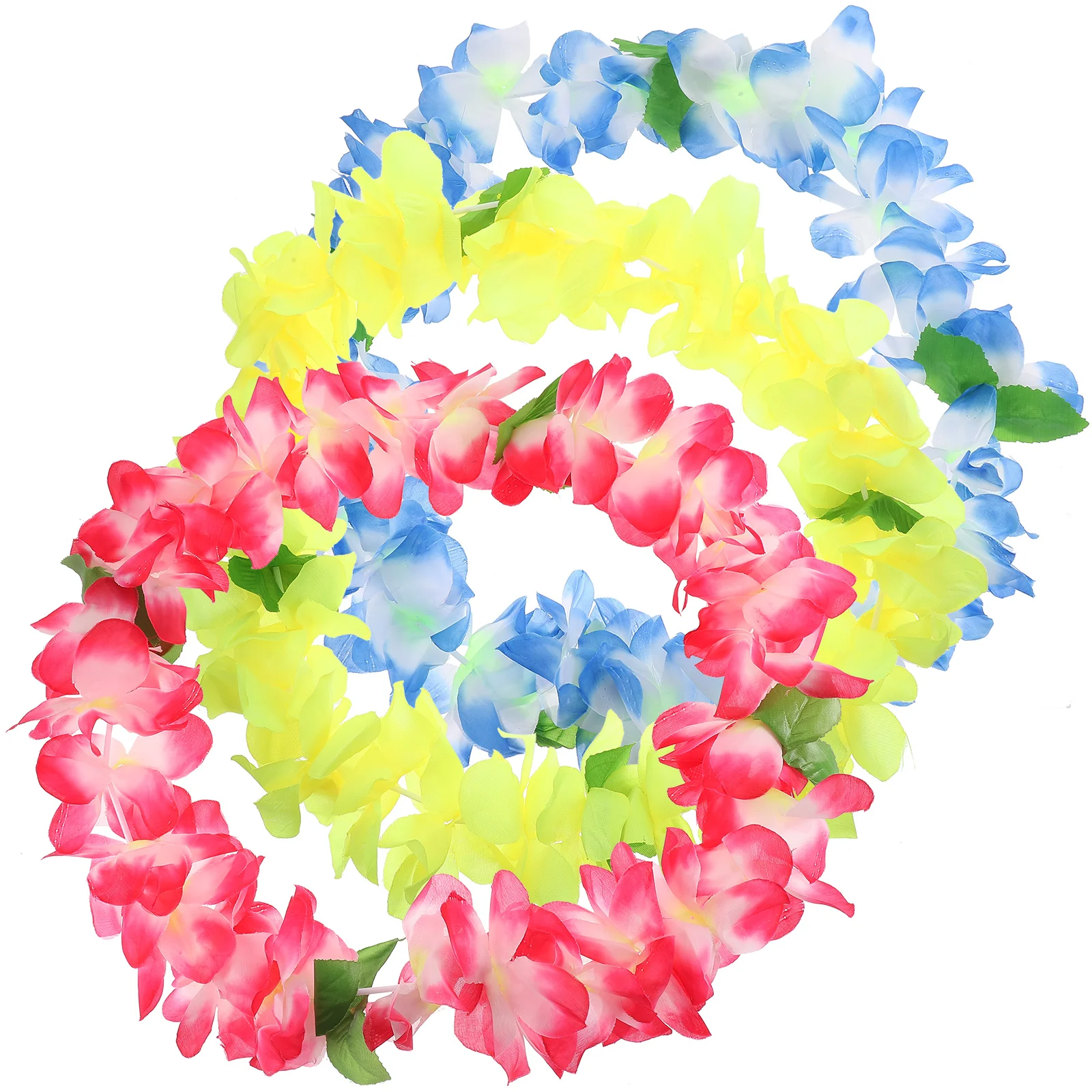 

3 Pcs Hawaiian Leis Garland Pet Accessories Lightweight Comfortable Party Necklaces Puppy Cat Hawaii Tropical Flower Wreaths