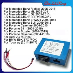 Car Radio Optical Fiber Decoder Box for Mercedes Benz CLS E CLASS W211 W219 R CLASS Android Accessories