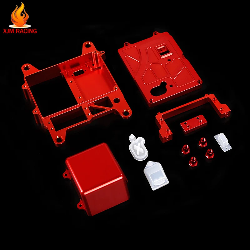 CNC Radio Box Set for 1/5 Hpi Rofun Baha Rovan Km Mcd Gtb Racing Baja 5B 5t 5sc Ss Truck Rc Car Racing Toys Parts