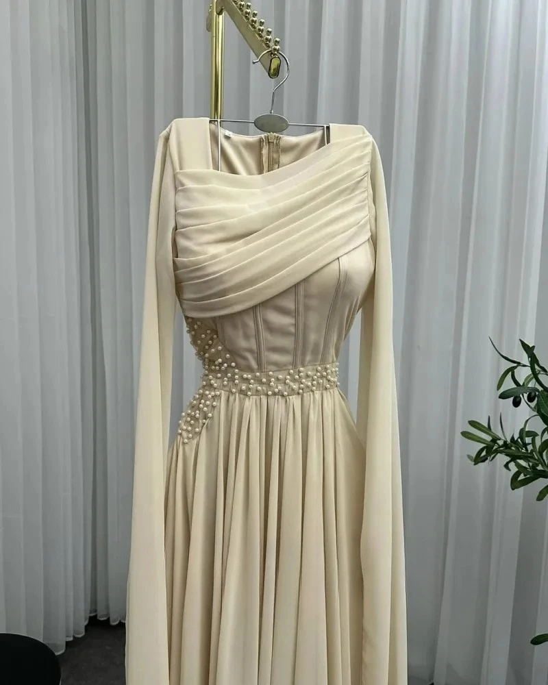 ドバイイブニングドレス高級結婚式のゲストドレス女性カスタマイズされたイブニングウエディングパーティードレス女性ローブ夜会エレガントなガウン