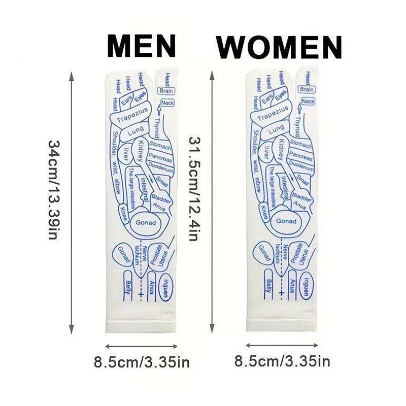 Reflexology Socks Men Women Foot Massage Meridian Acupoint Reflex Area Acupoint Socks And Foot Acupoint Illustration Socks