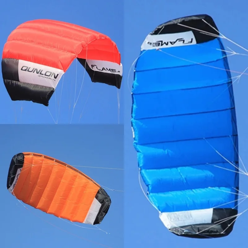 

Free Shipping quad line power kites for adults kites inflatable show kites colorful flying giant professional kite paragliding